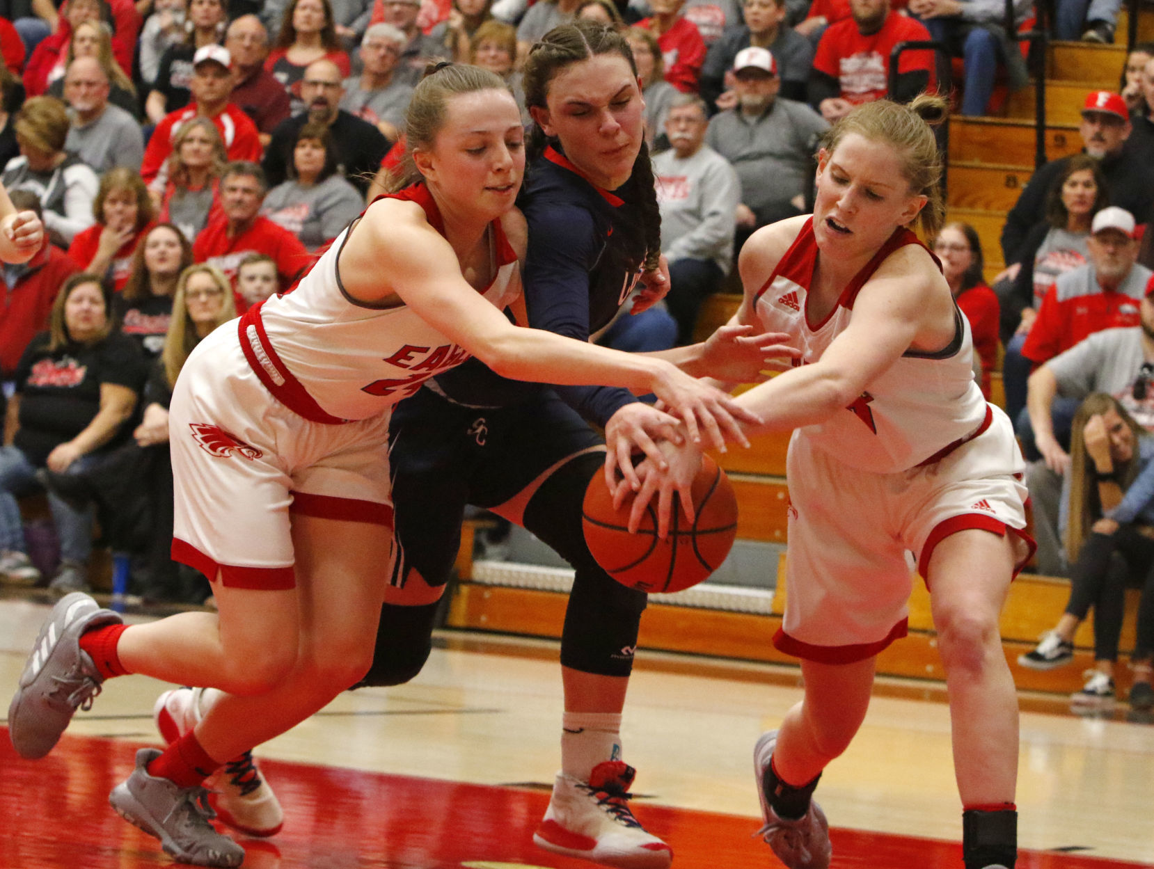 2A girls basketball semistate: South Central vs. Frankton